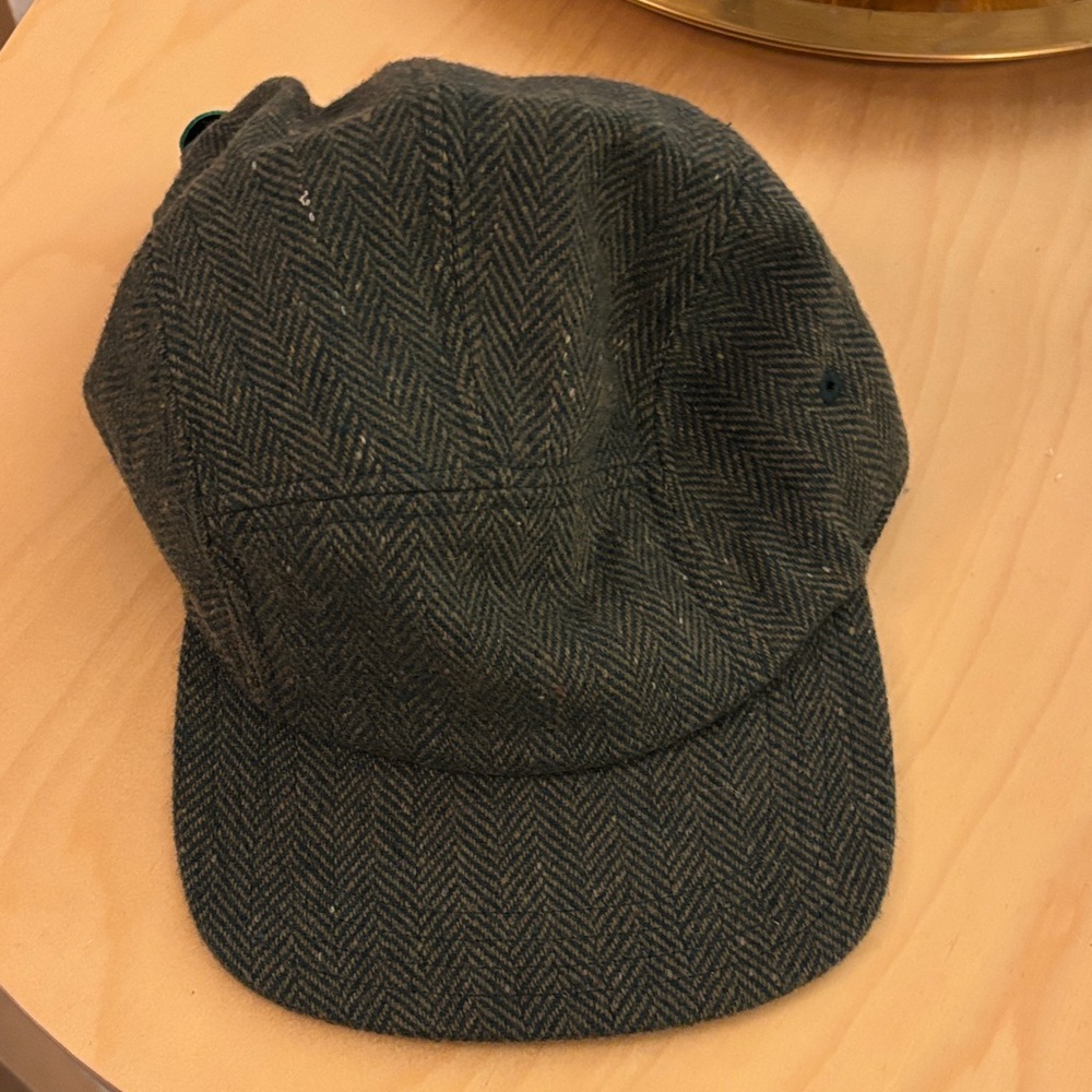 Storied Hats 6 panel herringbone wool cap